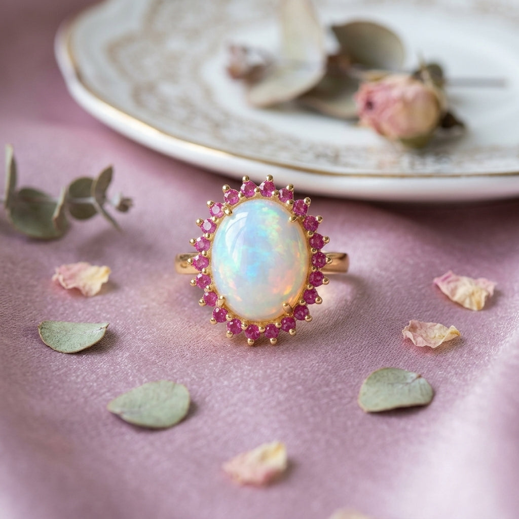 Opal Ruby Ring