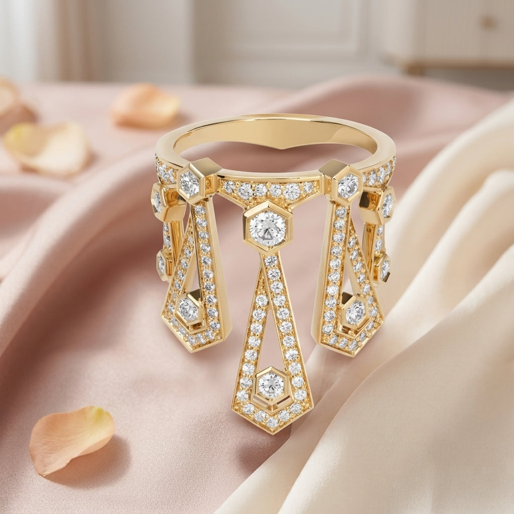 Crown Diomond Ring
