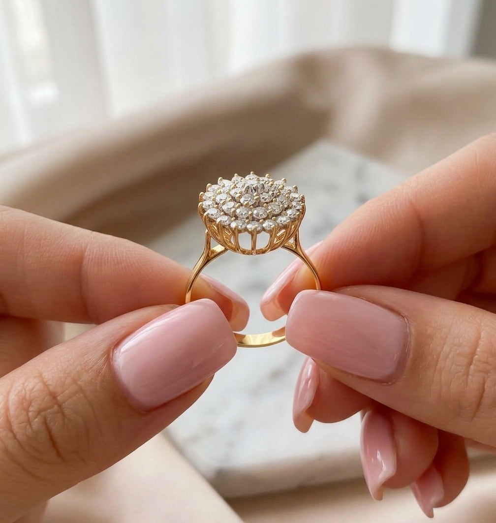 Diomond Adjustable Ring