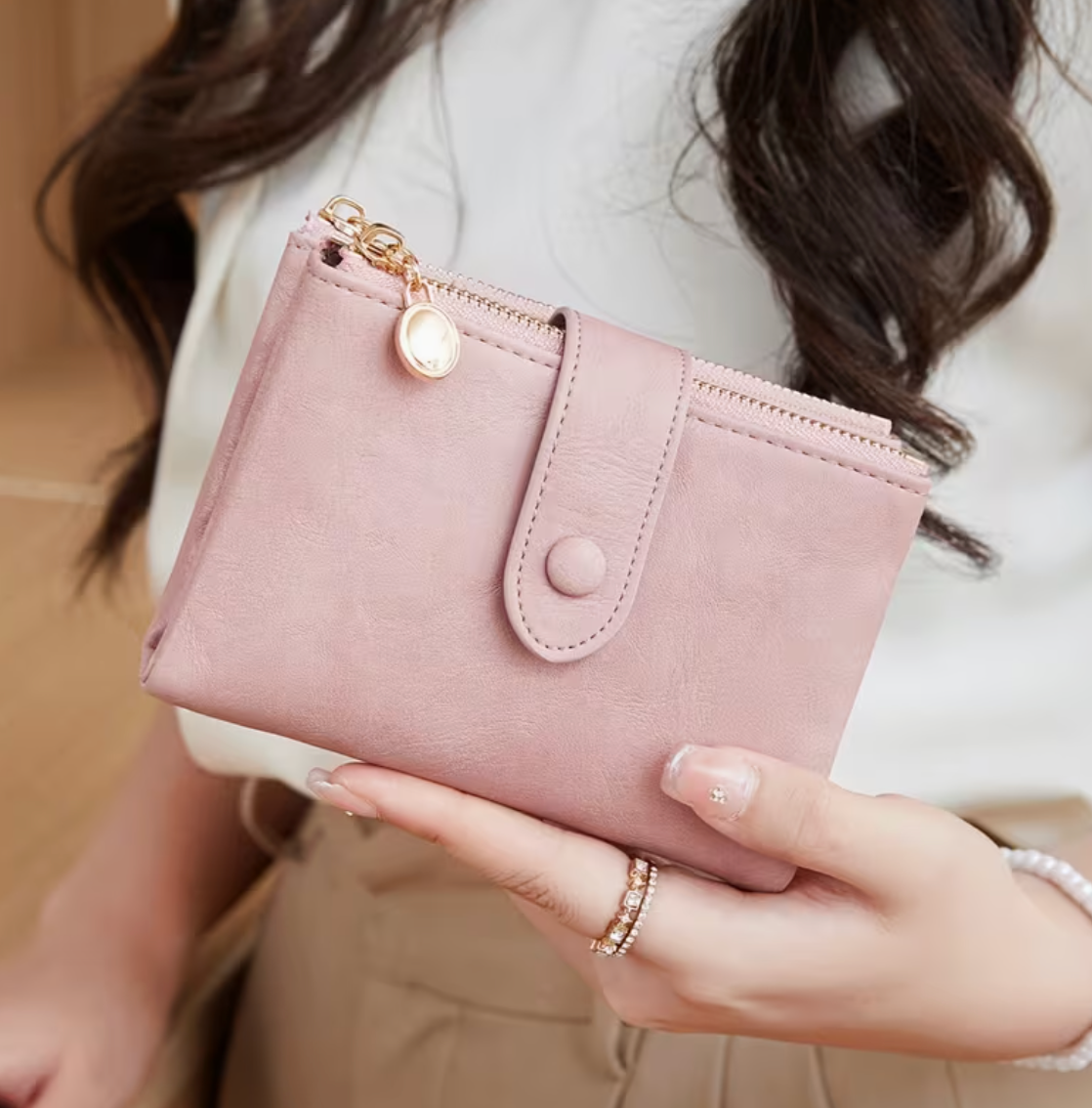 Double Zipper Wallet