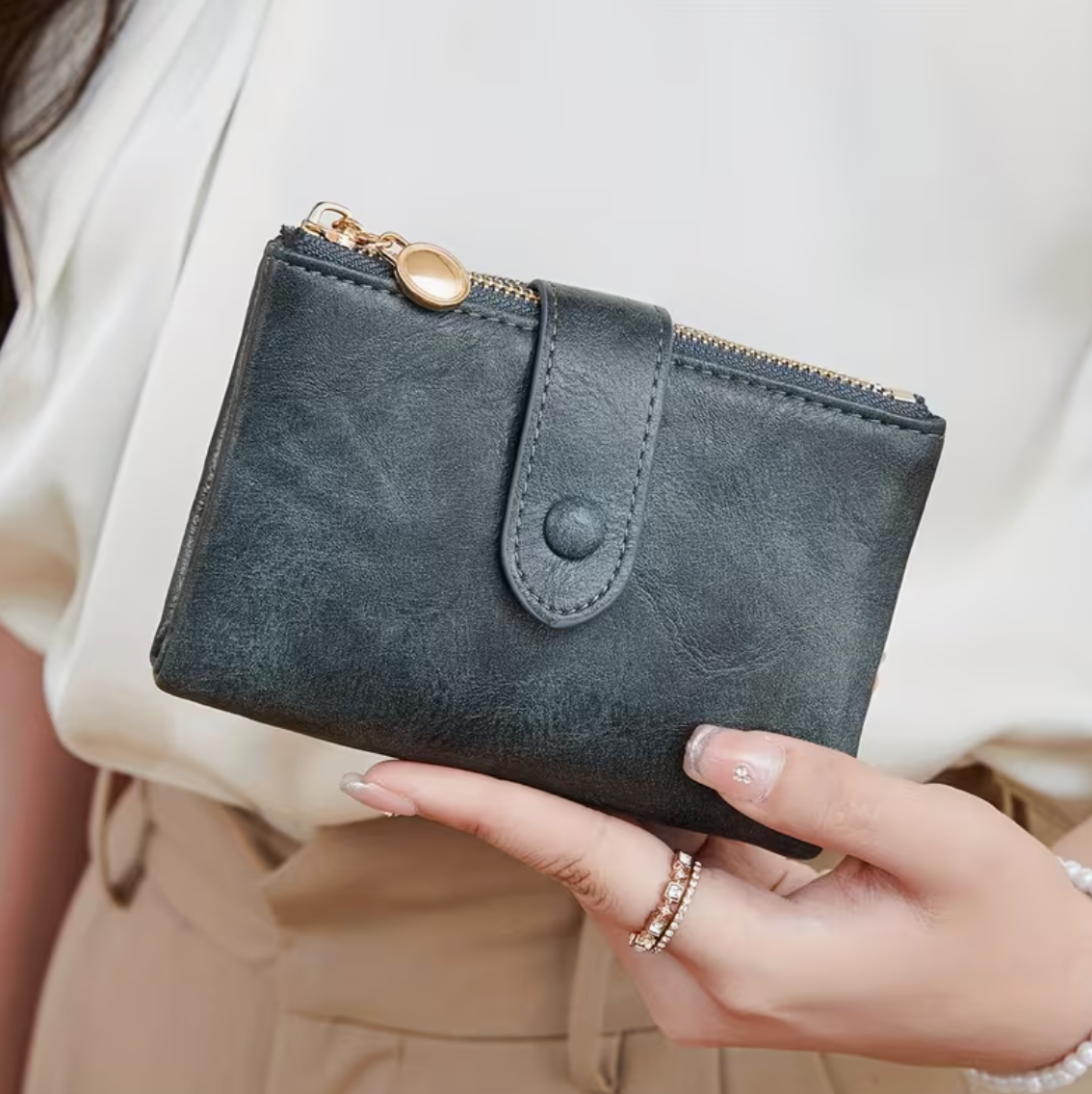 Double Zipper Wallet
