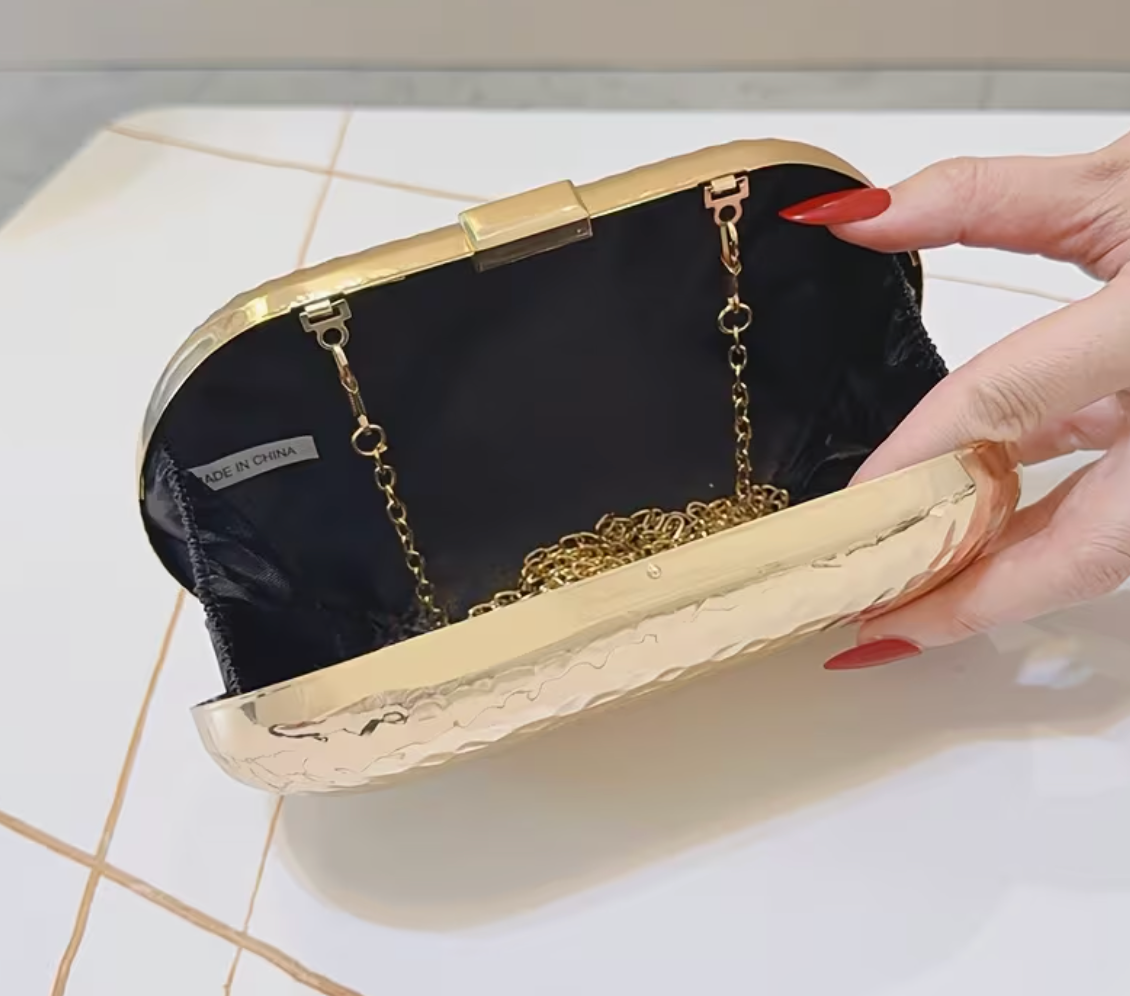 Gold Wedding Clutch