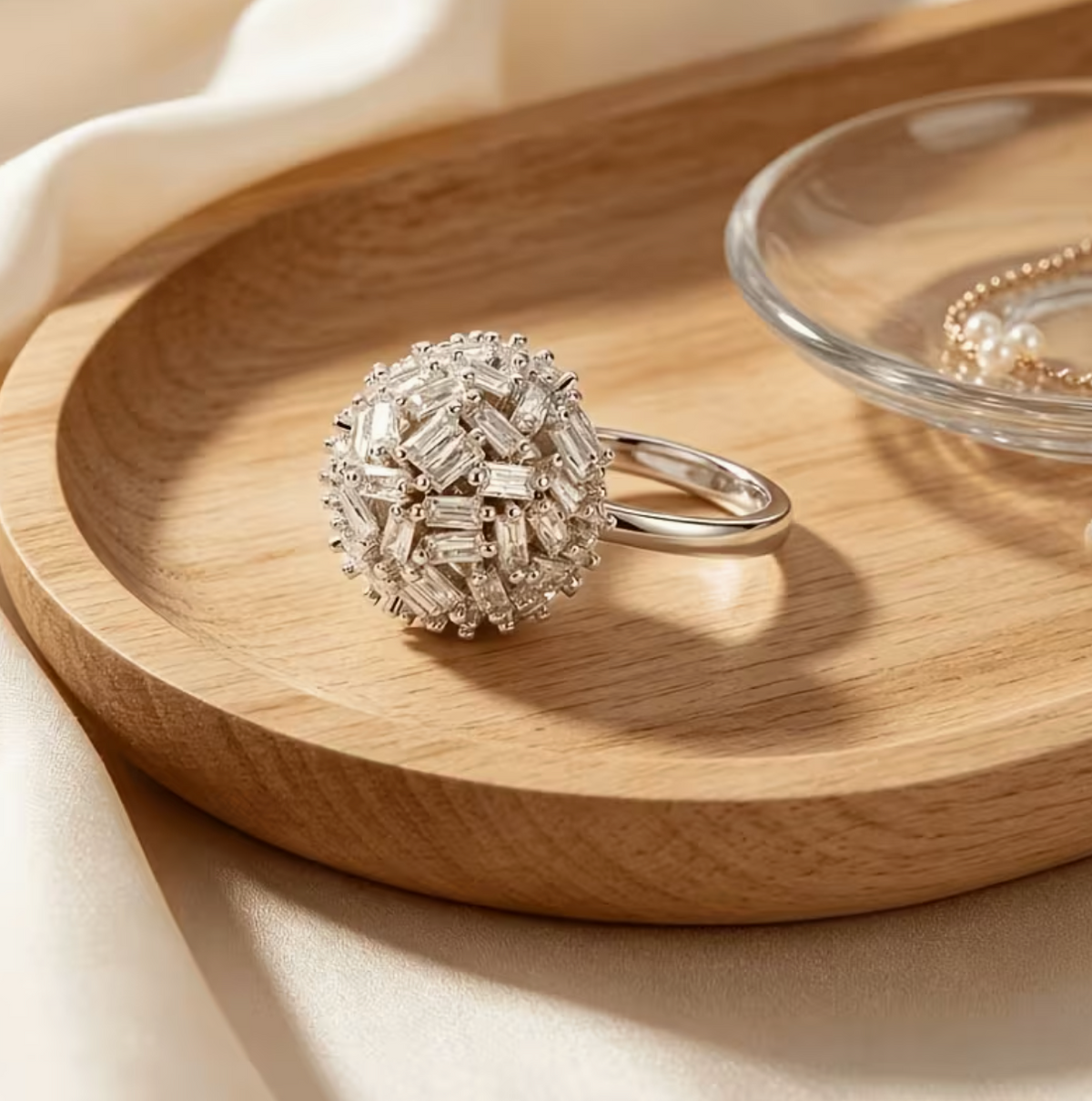 Luxury 3D Spherical Ring