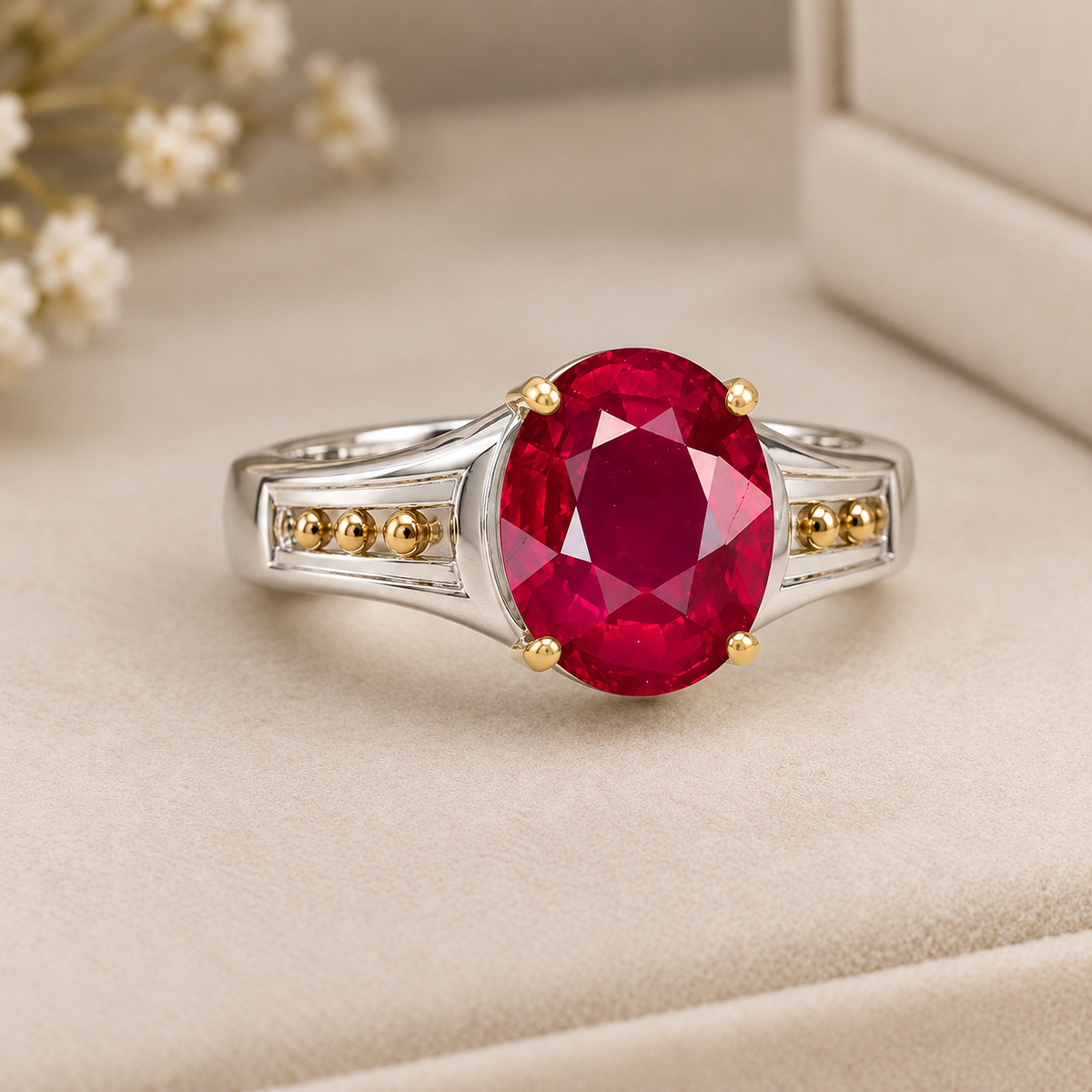 Manak Men's Ruby Ring