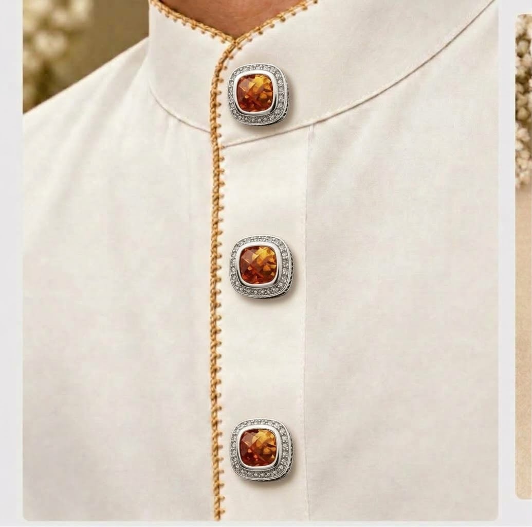 Square Kurta Buttons