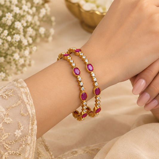 Ruby Bangles