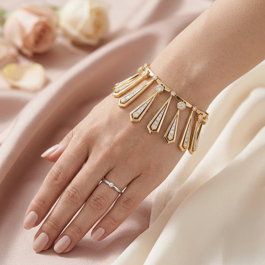 Crown Diomond Bracelet