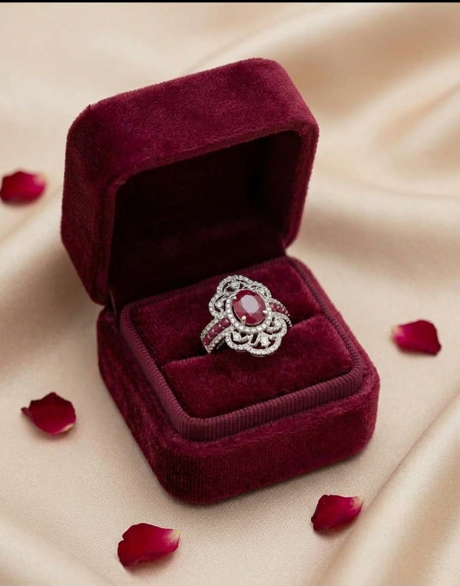 Ruby Pearl Ring