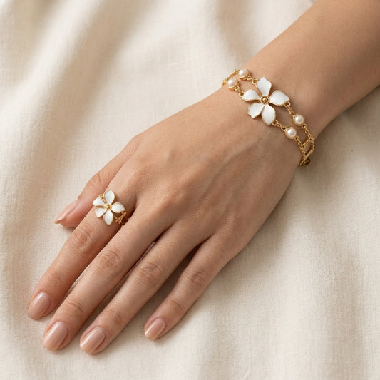 Enamel Flower combo