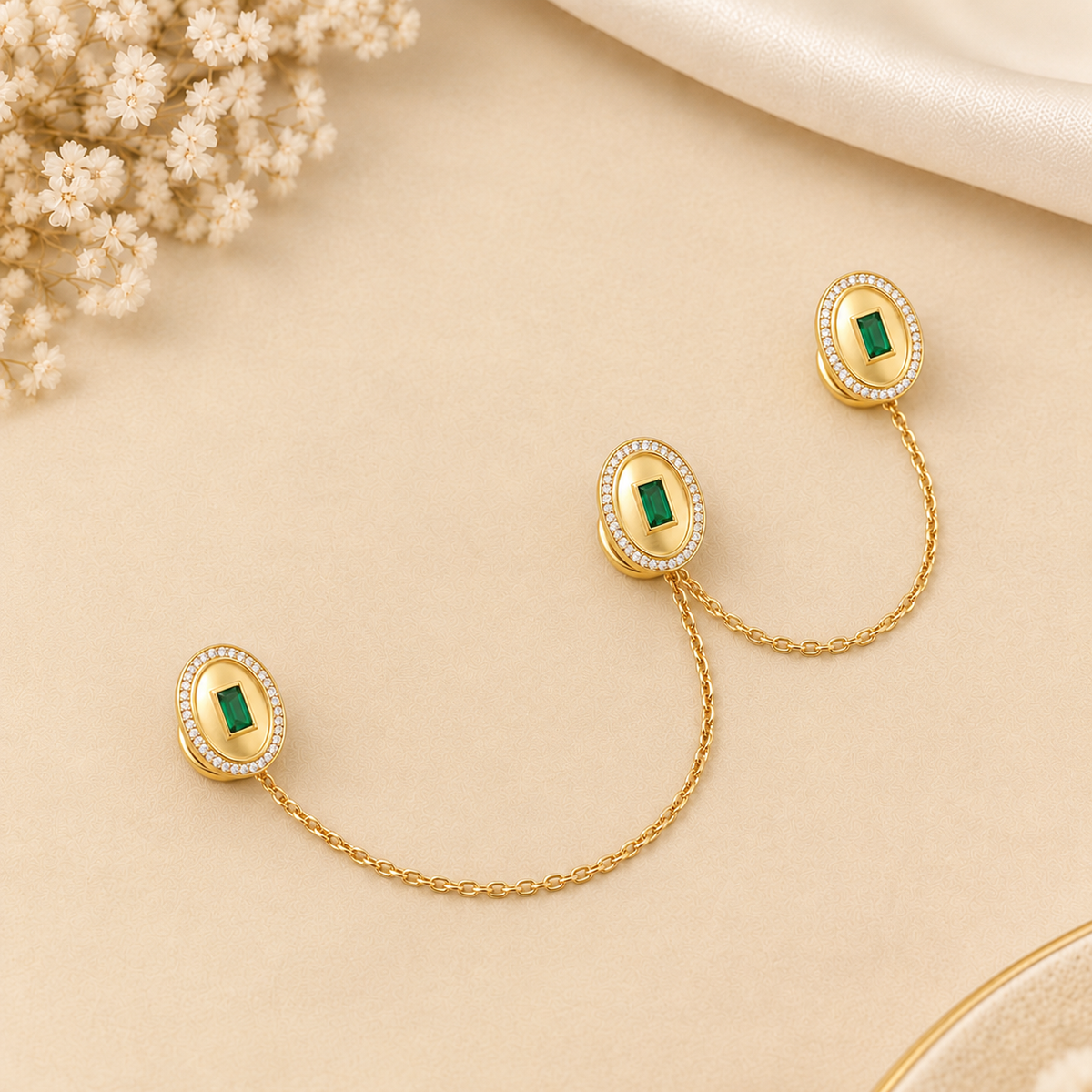 Emerald Buttons