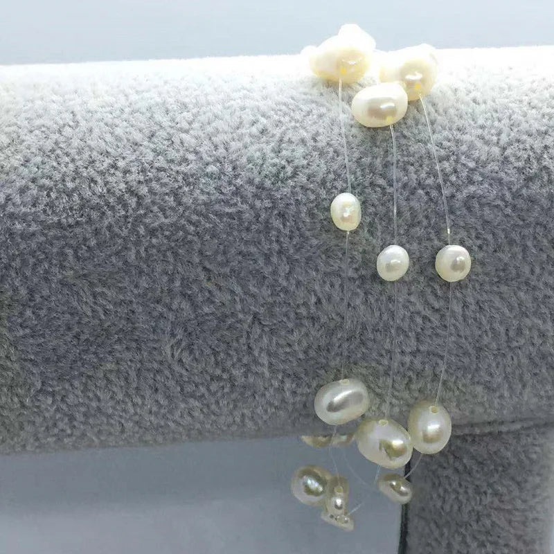 Genuine Freshwater Pearl Bracelet 925 Sterling Silver Charm Bracelets