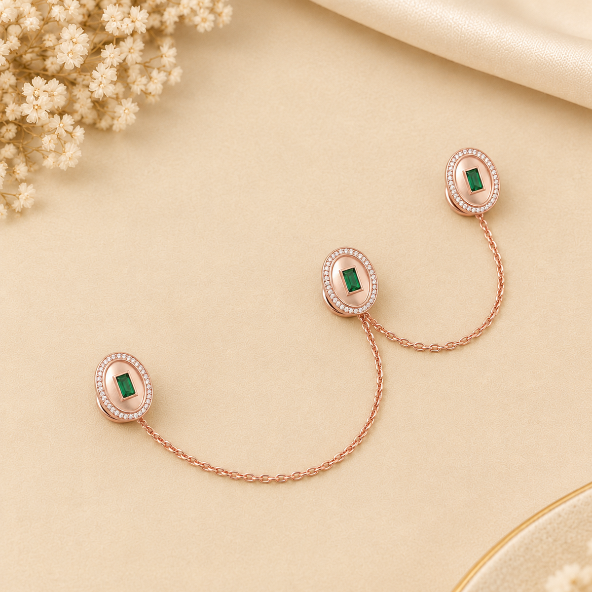 Emerald Buttons