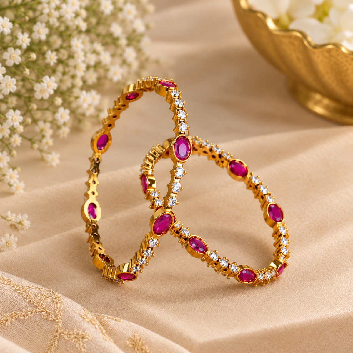 Ruby Bangles