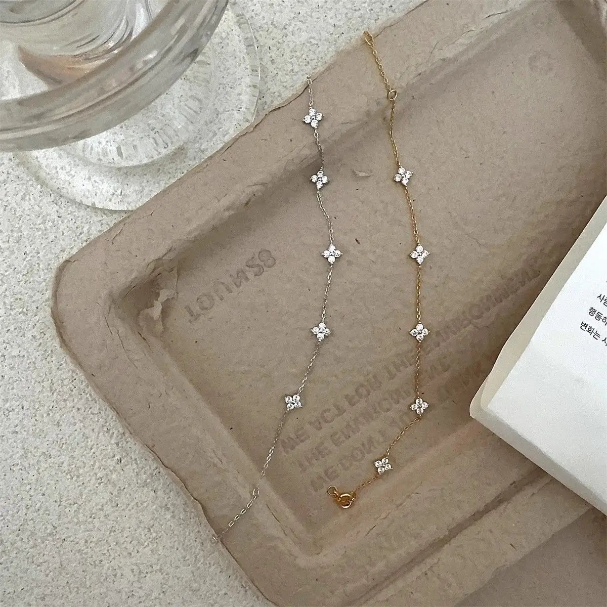 925 Sterling Silver Shiny Zircon Flower Bracelets For Women Charm Temperament Chain Bracelet Party Wedding Jewelry Holiday Gifts