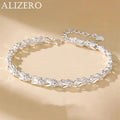 925 Sterling Silver Bracelet For Women luxury fashion party Wedding Jewelry lovers gift charms 20CM Long