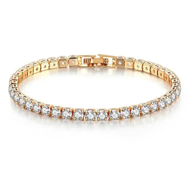 High quality 925 silver tennis bracelet, exquisite hip-hop fashion, original design for men and women, bracelet jewelry gift