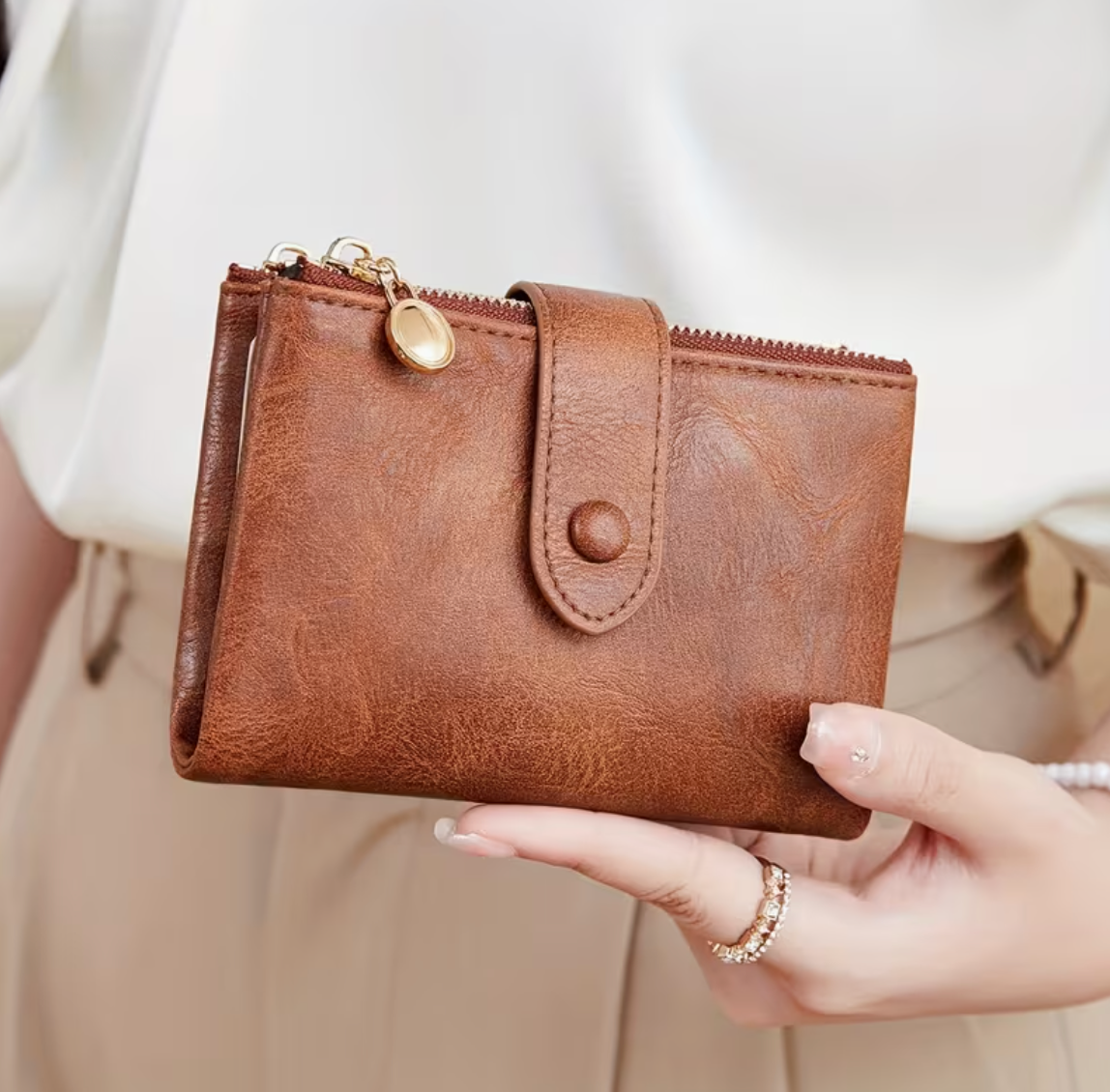 Double Zipper Wallet