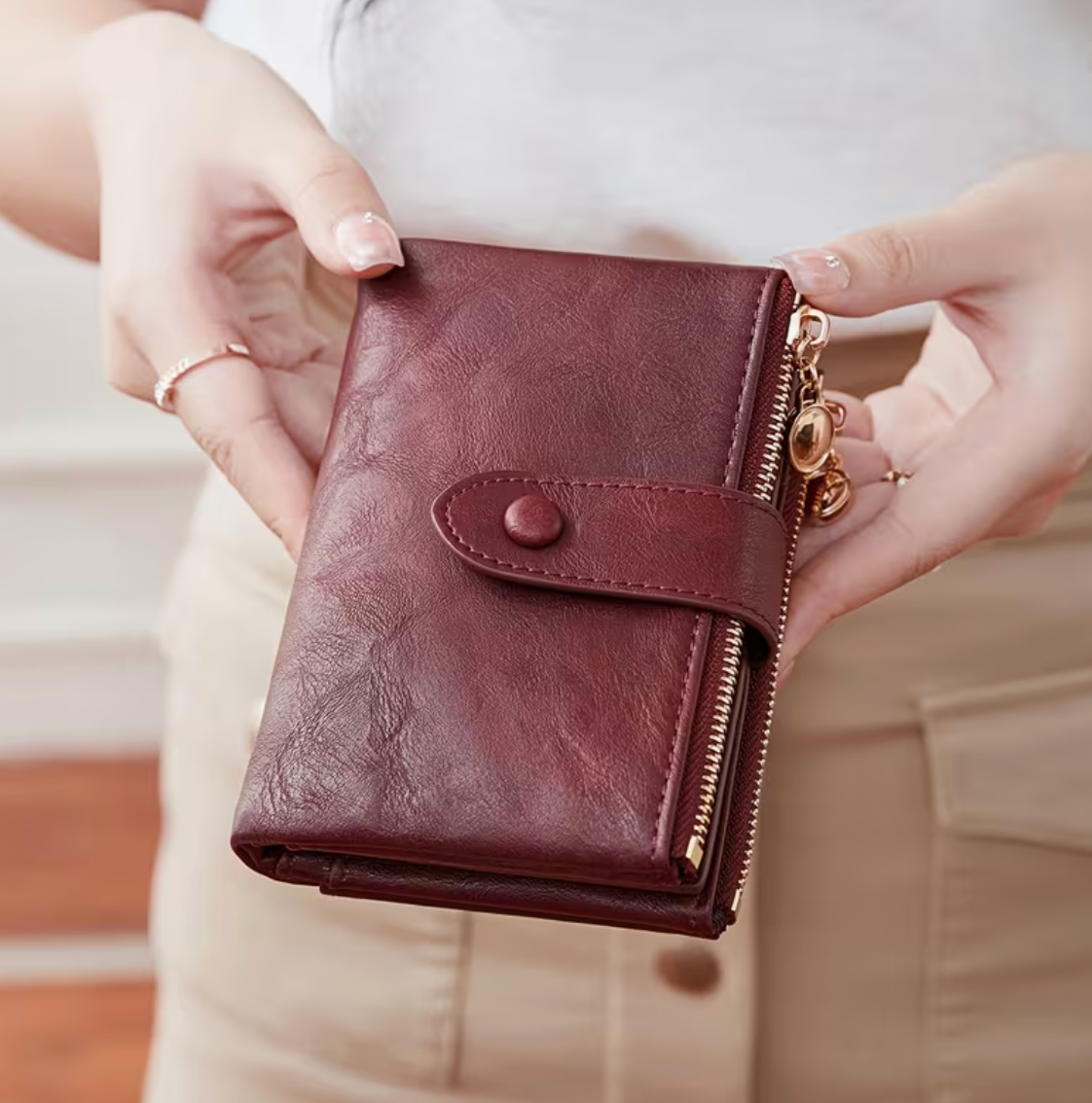 Double Zipper Wallet
