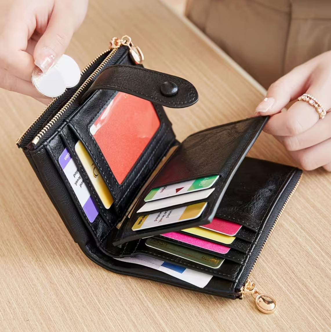 Double Zipper Wallet