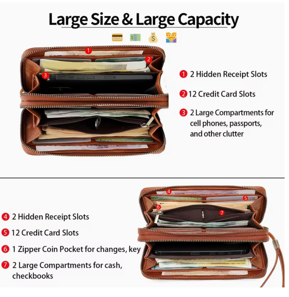 Long Style Ladies Wallet
