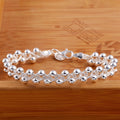 925 Sterling silver Bracelet Beautiful Braided beads