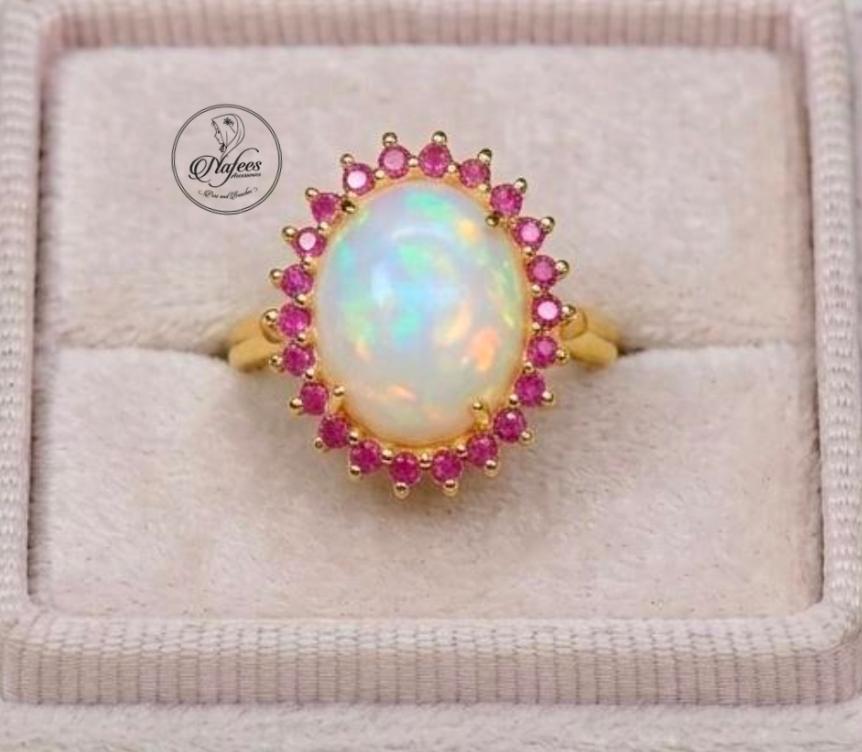 Opal Ruby Ring