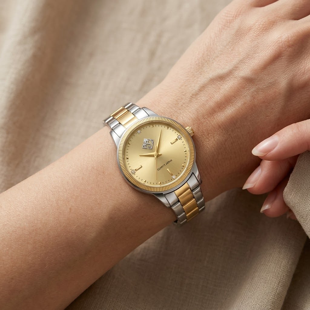 S925 Hallmarked Sterling Silver Luxury Watch