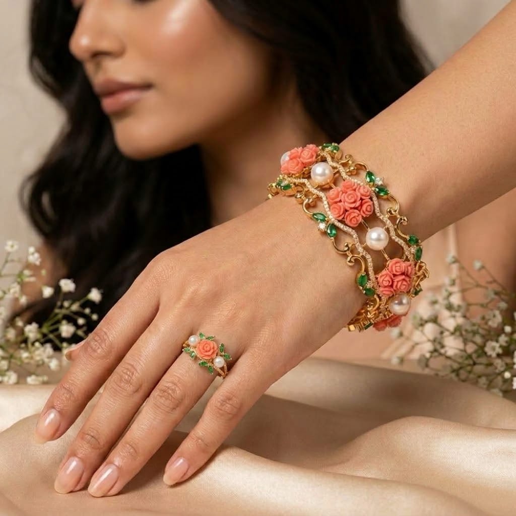 Coral Bridal Combo