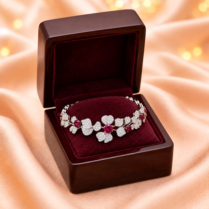 Ruby Diamond Bracelet